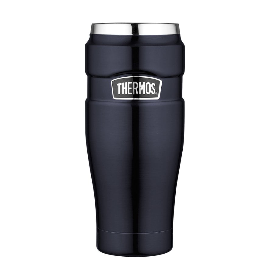 Črn termo kozarec King THERMOS, 0.47 l