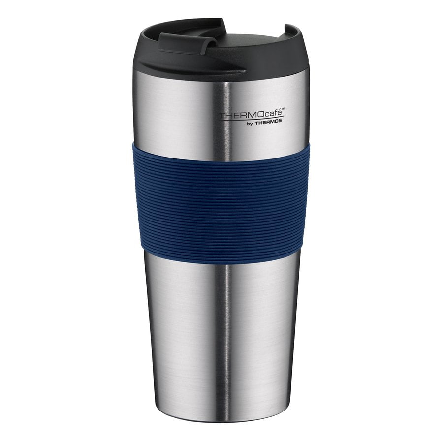 Srebrno-moder termo kozarec Thermopro THERMOS, 0.4 l