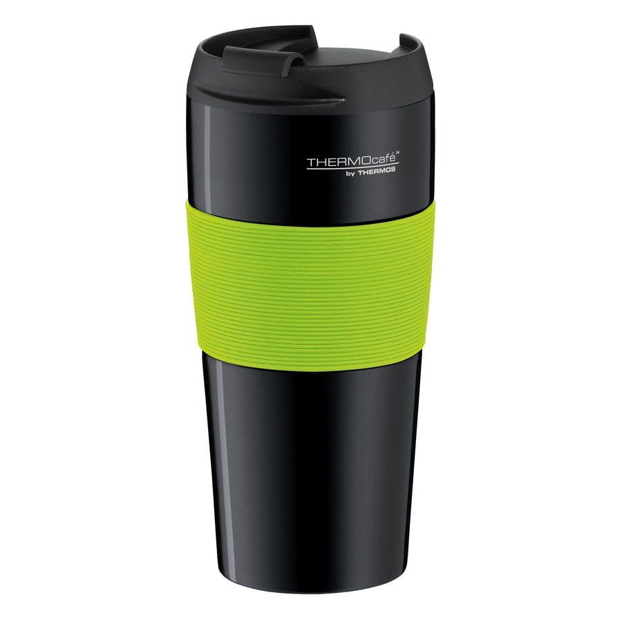 Črno-zelen termo kozarec Thermopro THERMOS, 0.4 l