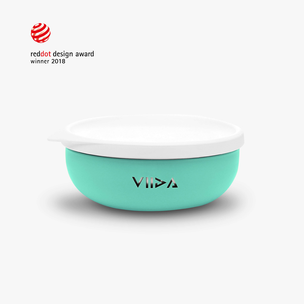 VIIDA Soufflé otroška antibakterijska posoda za jed