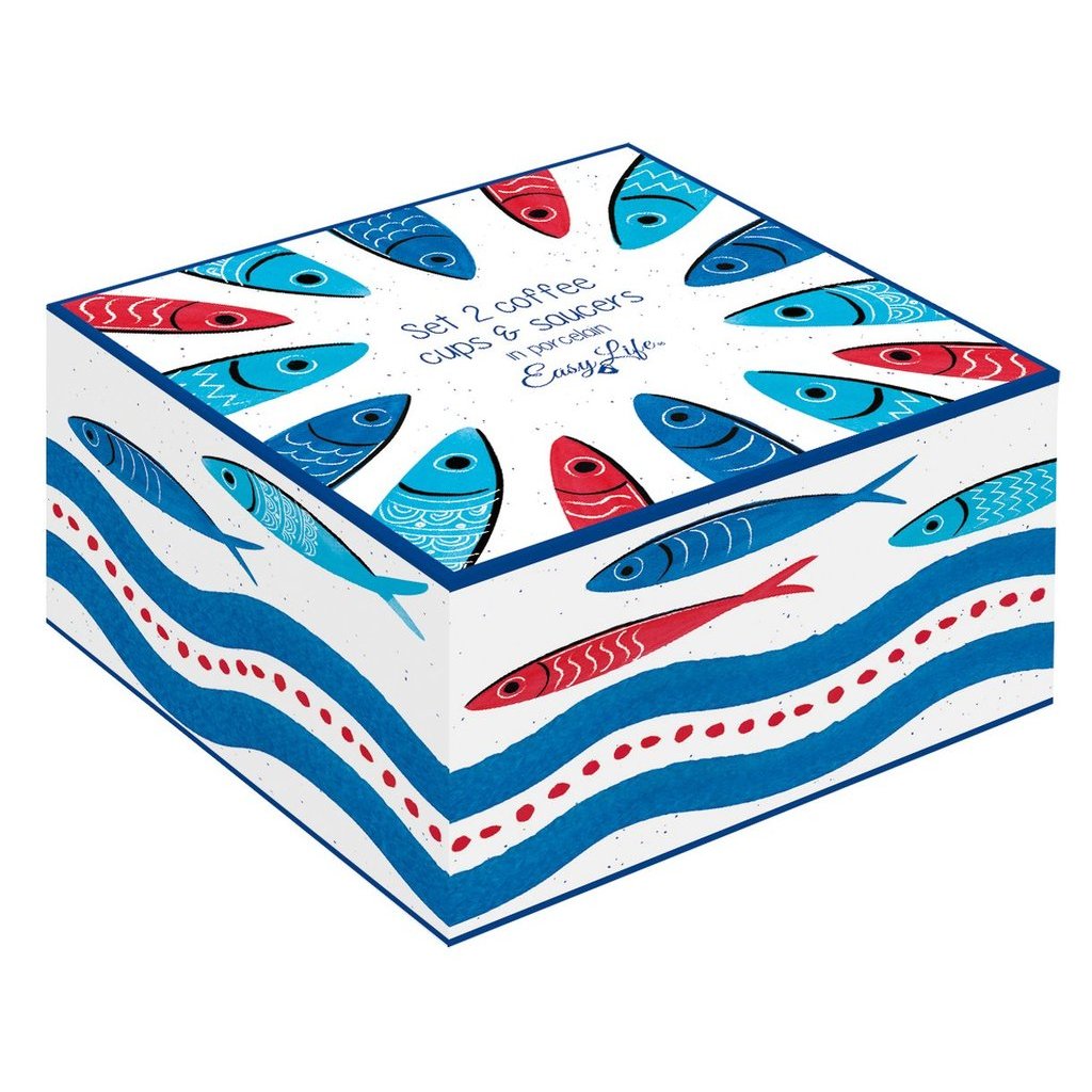 Easy Life Sardine Party set skodelic za kavo - slika 2