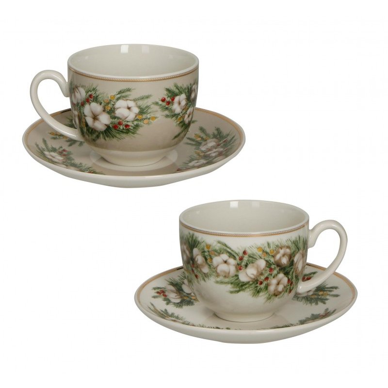 Komplet skodelic za čaj Brandani Batuffoli