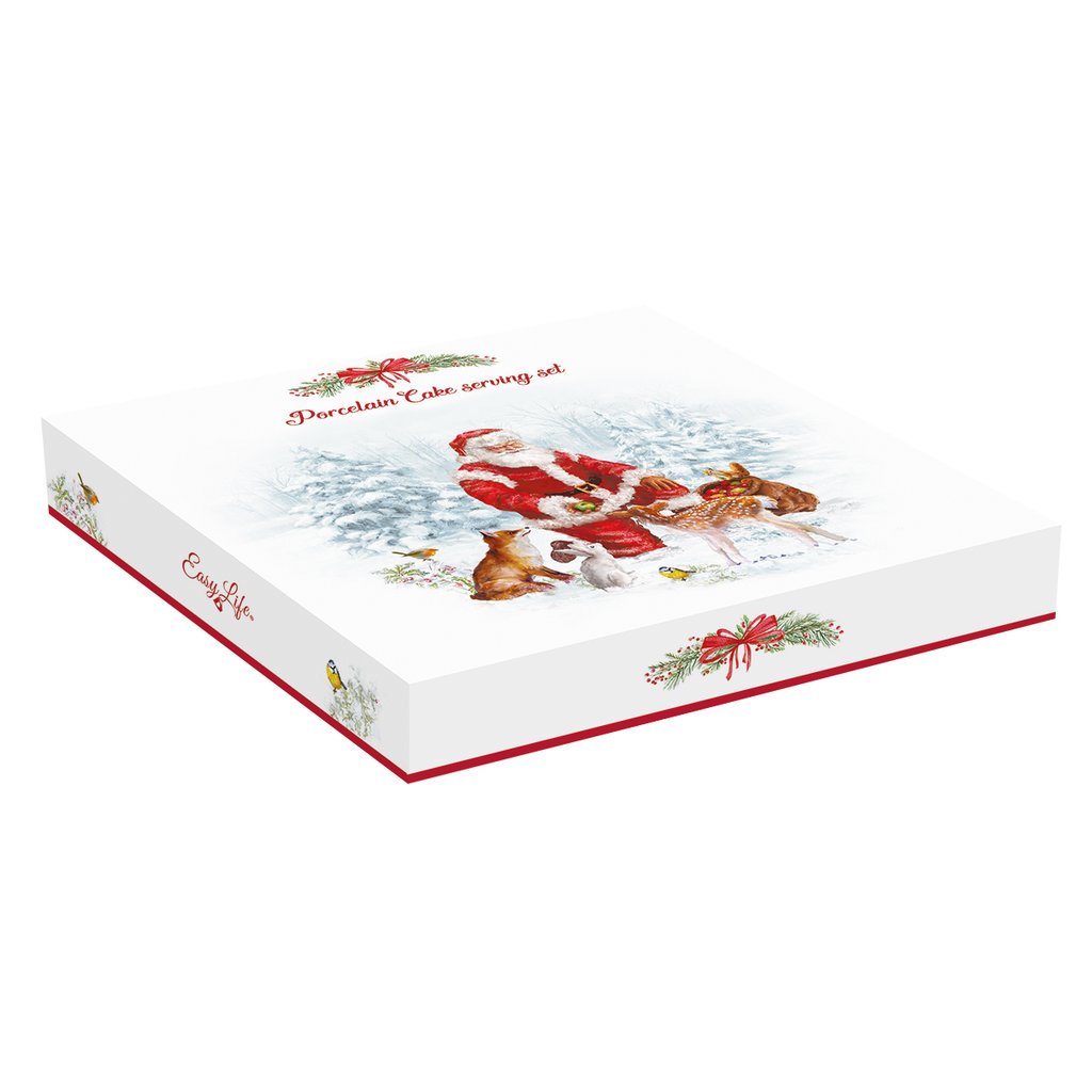 Set za serviranje torte Easy Life Christmas Carol 2v1 - slika 2