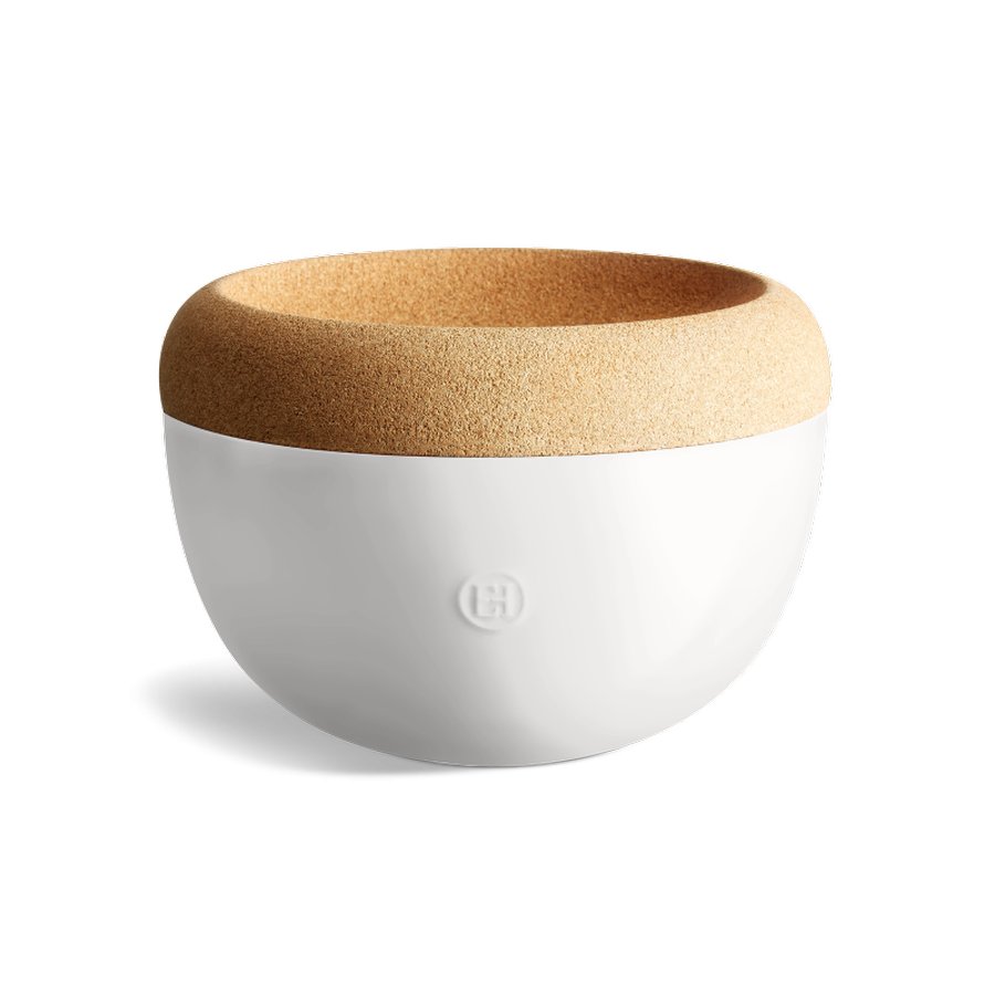 Emile Henry Petit keramična posoda 2v1 za shranjevanje sadja in zelenjave (čebula, česen in krompir)