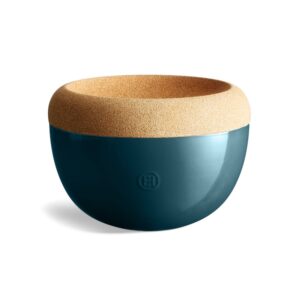 Emile Henry Petit keramična posoda 2v1 za shranjevanje sadja in zelenjave (čebula, česen in krompir)