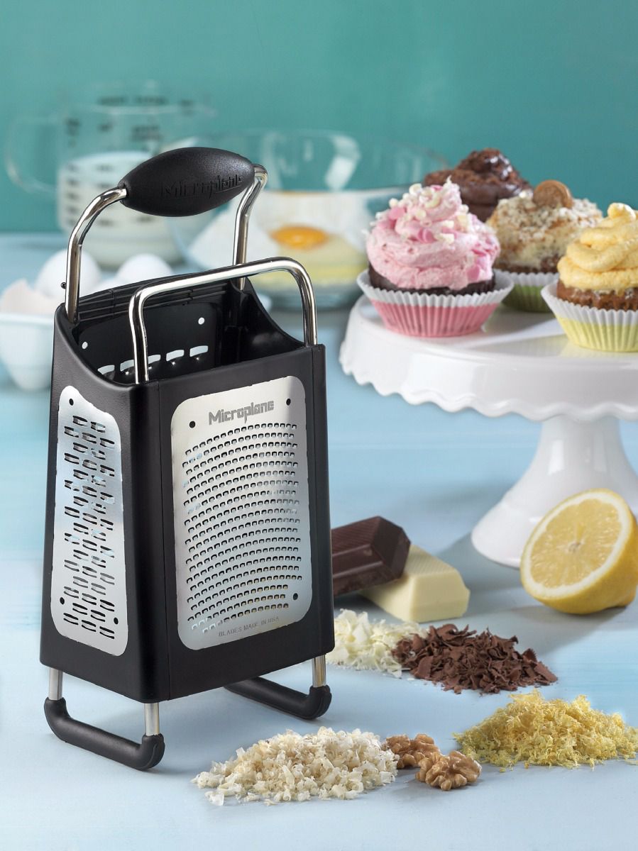 Microplane štiristrani ribež s stojalom - slika 3