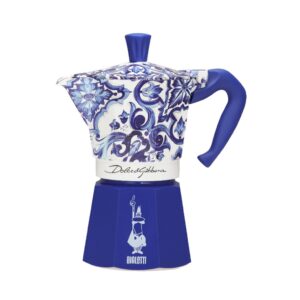 Bialetti Dolce&Gabbana Mediterrean blue Moka Express, 6 skodelic