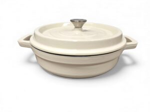 Grill King Cast Iron okrogli nizki Dutch oven, 28 cm