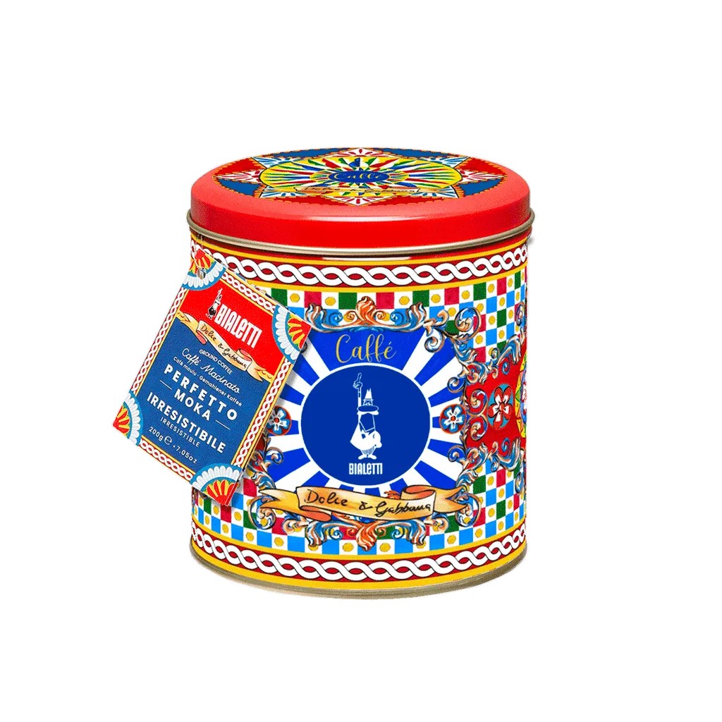 Bialetti Dolce&Gabbana Sicilian Cart Perfetto Moka Irresistibilemleta kava + posoda za kavo - slika 3