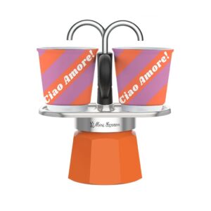 Bialetti Ciaa o Amore Mini Express kafetiera, 2 skodelici