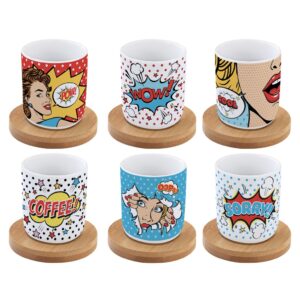 Easy Life Pop Art 12v1 set skodelic za kavo