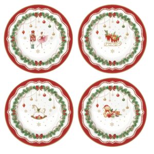 Easy Life Magie de Noel 4v1 set desertnih krožnikov