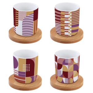 Easy Life Geometric Art 8v1 set skodelic za kavo