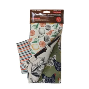 Grill king kuhinjske krpe 3 set visokokvalitetne