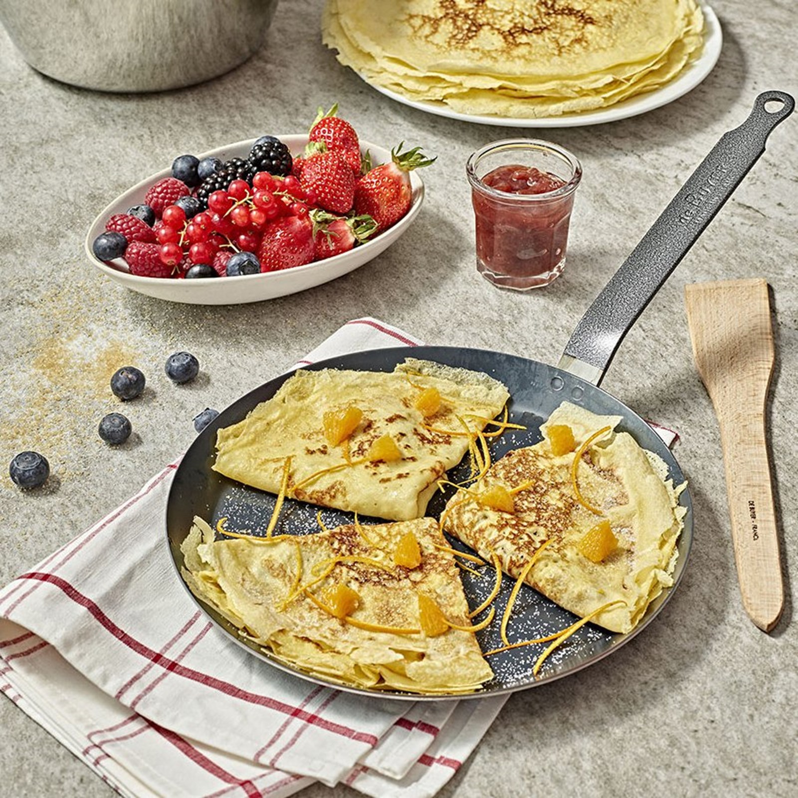 De Buyer Carbone plus ponev za palačinke - slika 2