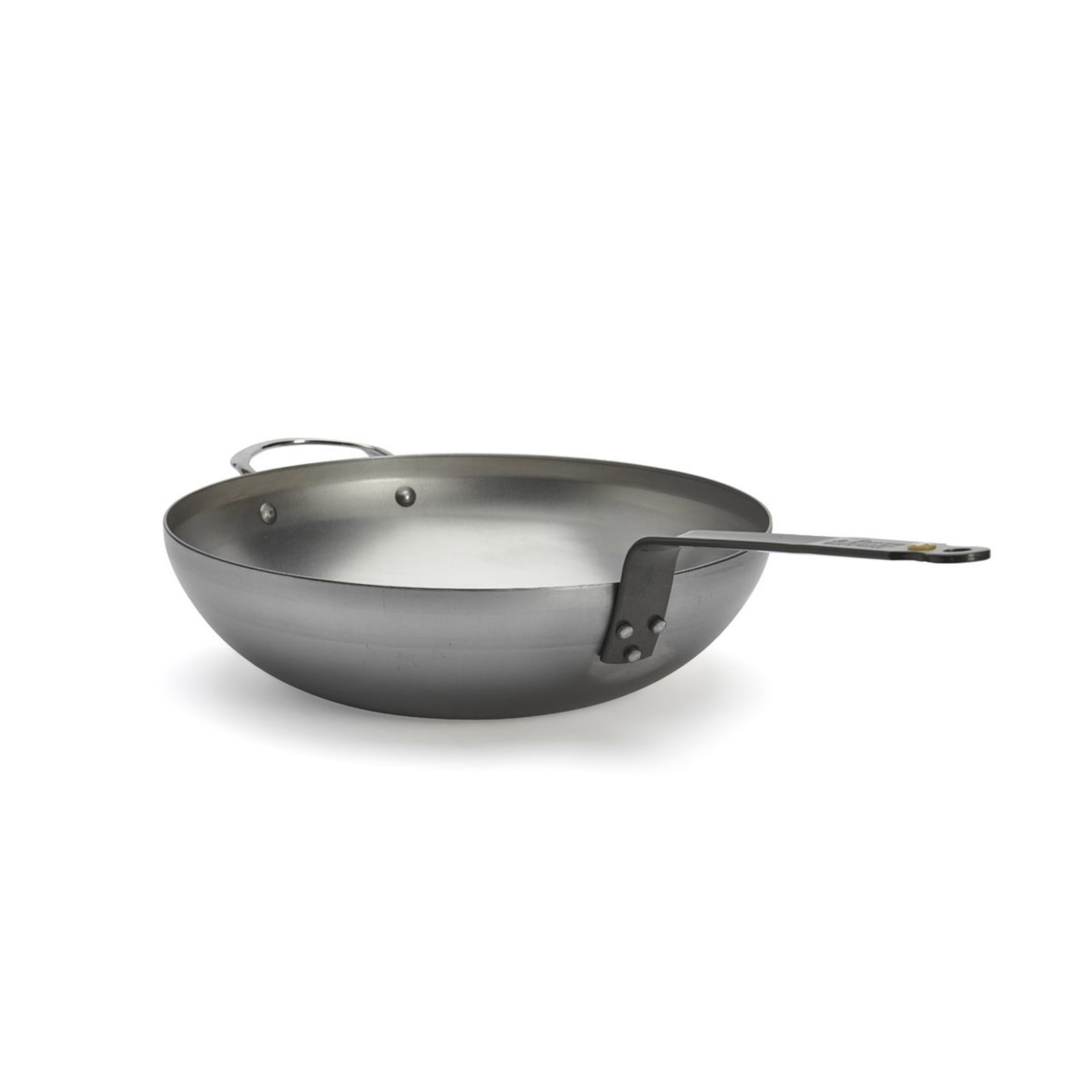 De Buyer Mineral B wok z ravnim dnom 32cm - slika 3