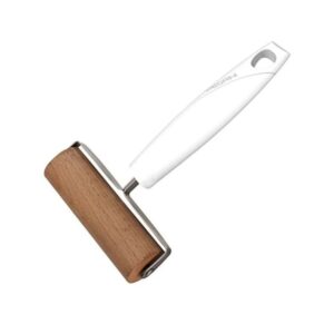 Pedrini leseni valjak za testo z naravnimi neprijemljivimi lastnostmi — 11 cm, PVC ročaj