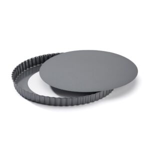de Buyer okrogel kalup za pito z odstranljivim dnom 28 cm — brez PFOA in PTFE