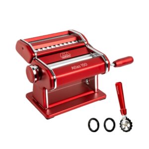 Marcato Atlas 150 Design strojček za testenine + Pastawheel — barvni dizajn, Made in Italy
