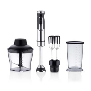 Korkmaz Fusion Pro Mega digitalni ročni blender set 1500 W — 3 nastavki LCD