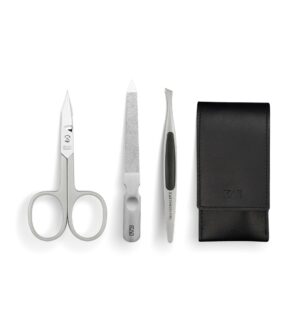 Kai Beauty Care Instruments 3v1 kompaktni set za manikuro v nappa usnju — za torbico