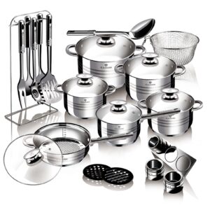 Blaumann Gourmet 27v1 obsežni komplet inox posode z indukcijskim dnom
