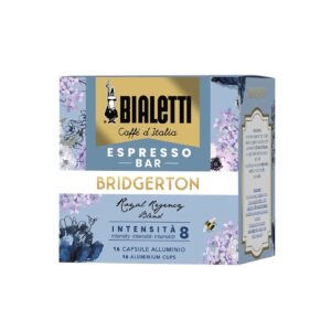 Bialetti Bridgerton Gioia kapsule za espresso 16 kosov — 80 % Arabica, Royal Regency Blend