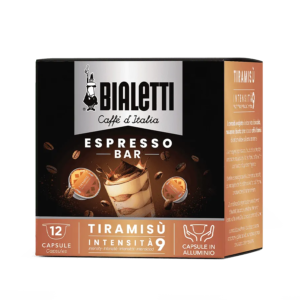 Bialetti Tiramisu Gioia kapsule za espresso — 12 aluminijastih kapsula, intenziteta 9