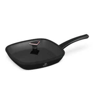 Berlinger Haus Black Rose Gold grill ponev s pokrovom 28 cm 2,1 l — TitanPro, indukcija