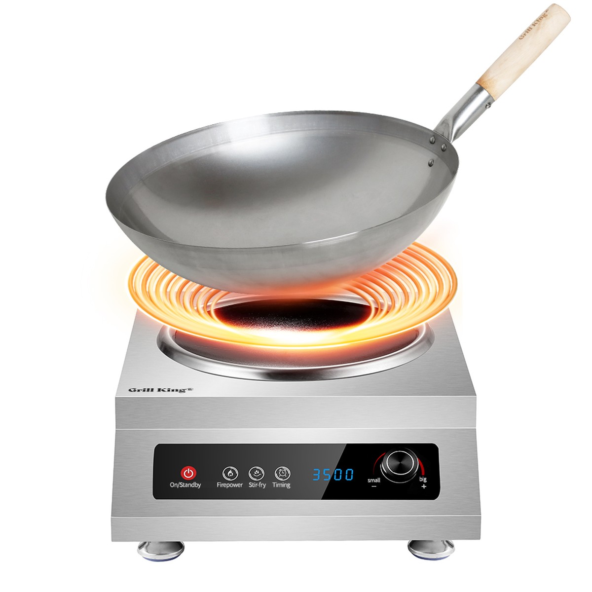 Grill King Professional SERIES II konveksna indukcijska plošča za wok 3500 W — GKIND1 - slika 3