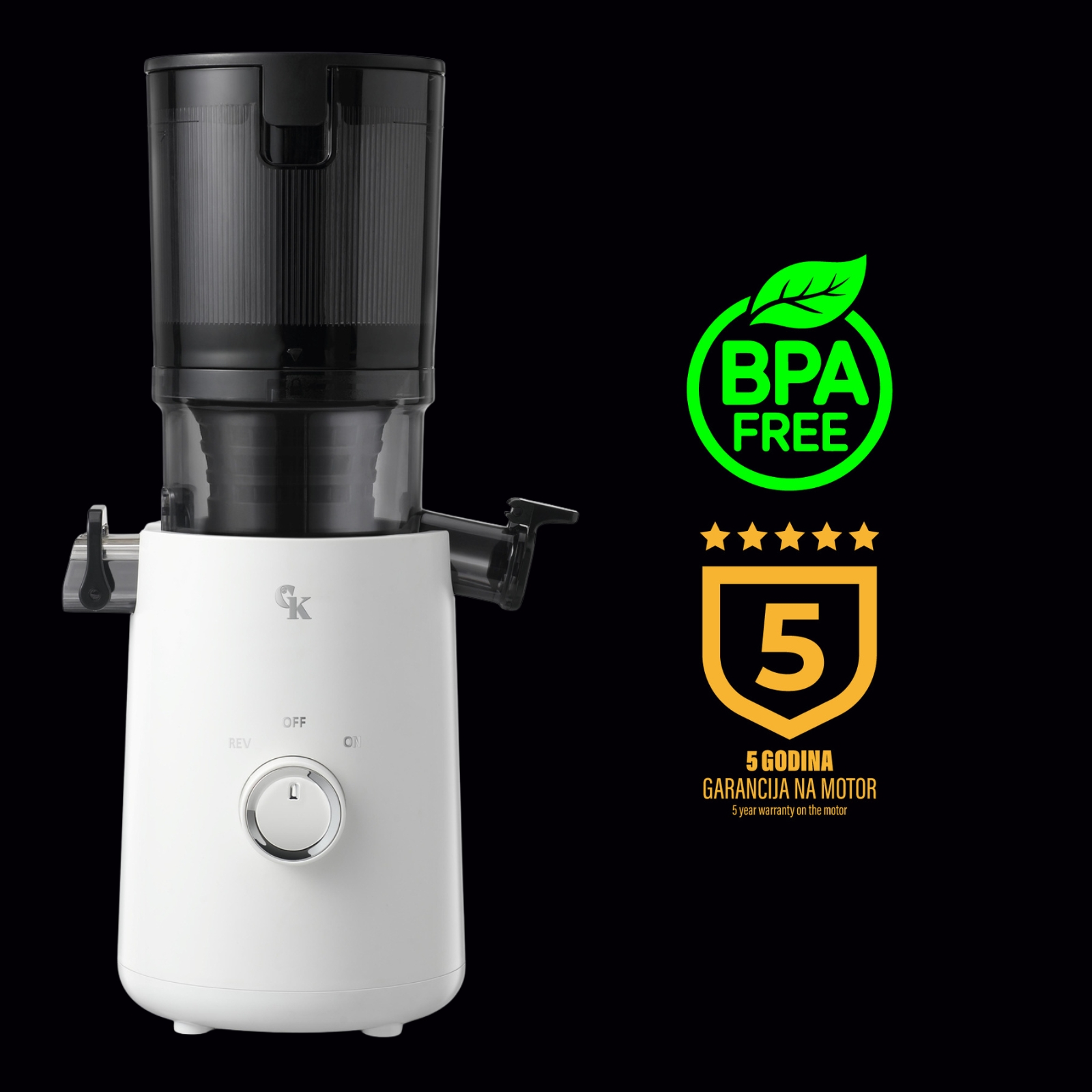 Grill King BUNDLE Cold Press PRO150 NextGen sokovnik brez mrežice + komplet za kokos - slika 5