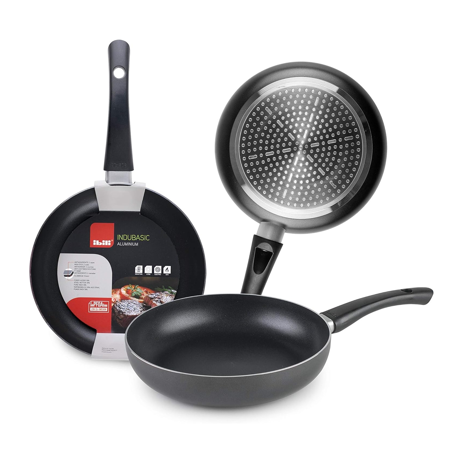 Ibili Indubasic mini ponev 14 cm brez PFAS — za indukcijo - slika 4