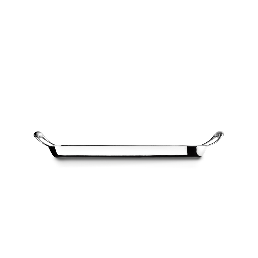 Ibili Triply Natural rebrasti grill pekač brez PTFE iz nerjavečega jekla — 38×25 cm - slika 4