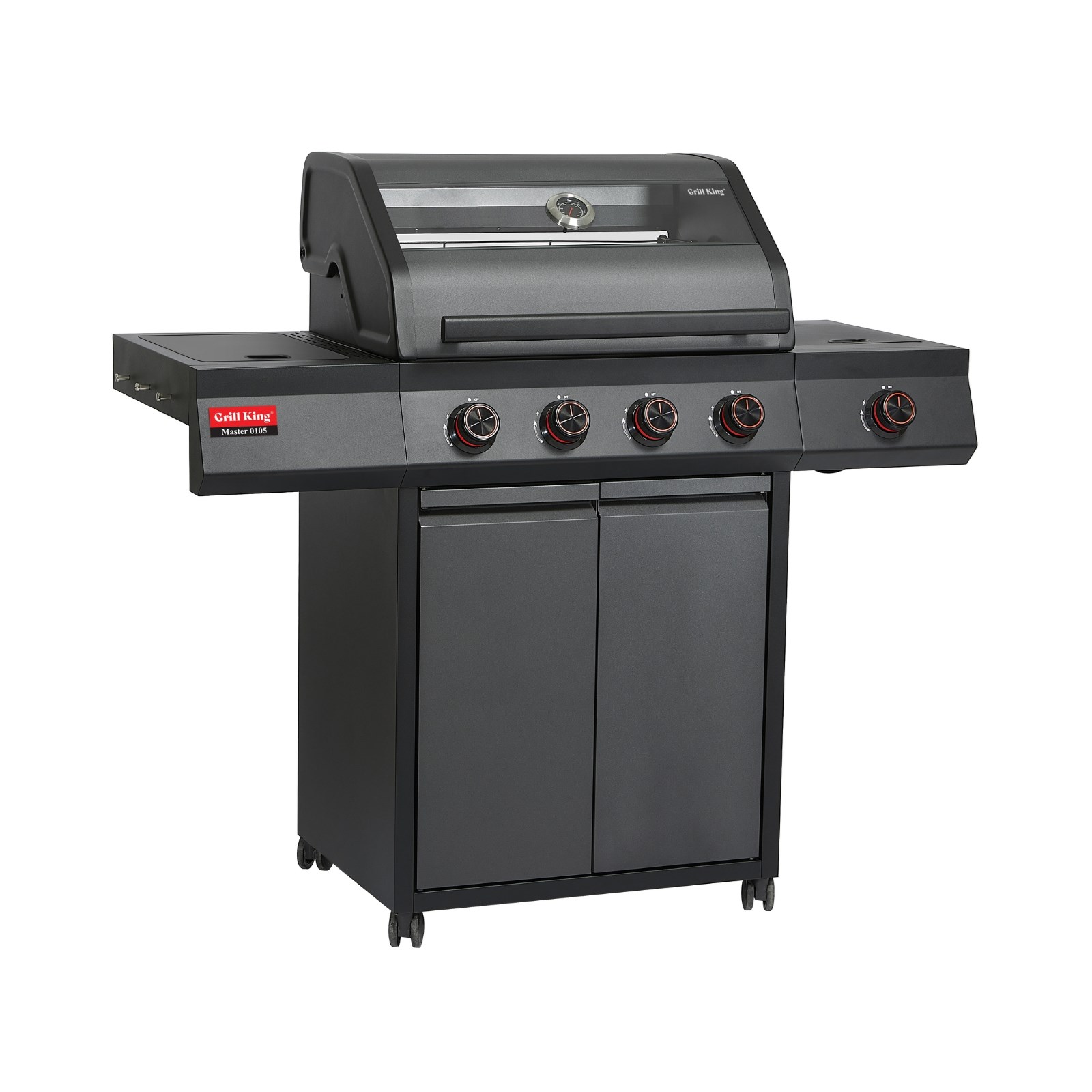 Grill King Master 0105 plinski žar 5 gorilnikov 15 kW + wok in plancha GRATIS - slika 3
