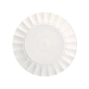 La Porcellana Bianca Ducale plitki krožnik — bel porcelan, toskanski šarm, Italian Design