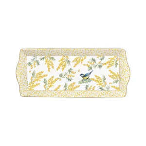 Easy Life Mimosa pravokotni pladenj za serviranje 35×15 cm — porcelan, darilo
