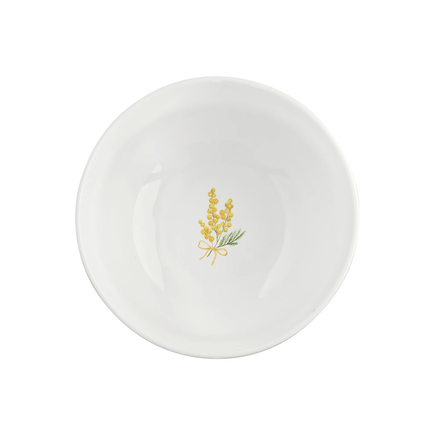 Easy Life Mimosa skleda 15 cm 600 ml — porcelan s cvetličnimi motivi, darilo - slika 2