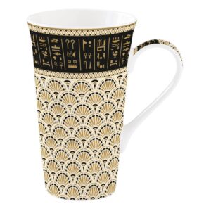 Easy Life Egyptology visoka skodelica 600 ml Fine China — egipčanski motivi, darilo
