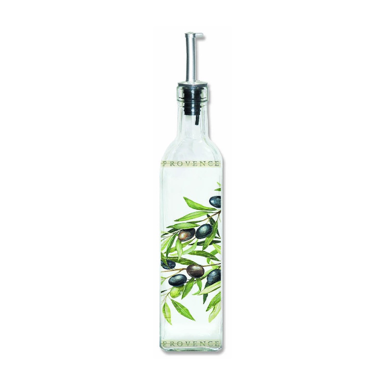 Easy Life Frantoio steklenička za olje ali kis 150 ml z dozirno črpalko — mediteranski dizajn