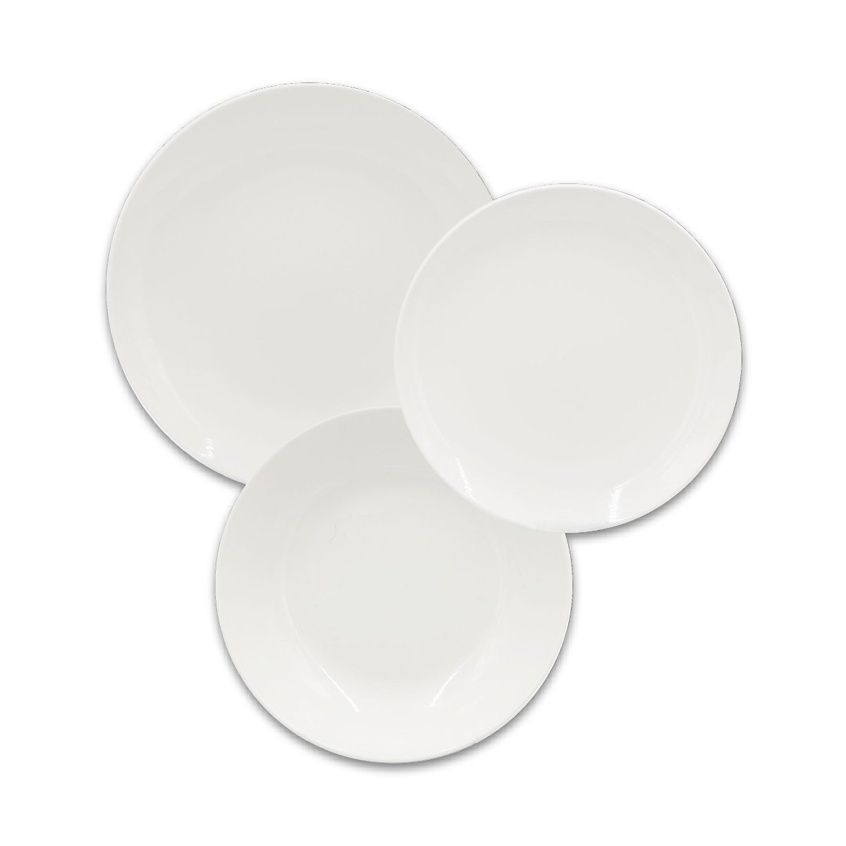 Domino La Routine 18-delni jedilni servis za 6 oseb — beli porcelan, italijanski dizajn - slika 2