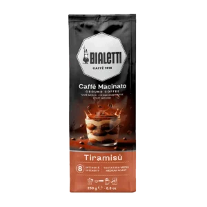 Bialetti Perfetto Moka Tiramisu mleta kava 250 g z okusom tiramisuja, srednje praženje, intenzivnost 8
