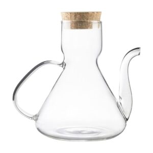 Ibili Oli dozator za olivno olje 0,5 l, prozorno steklo, natančen izlivni vrh