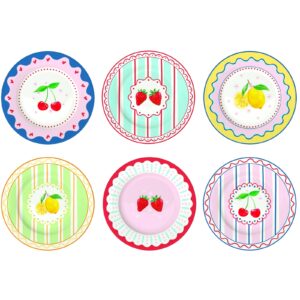 Porcelanast desertni krožnik Easy Life Fruit Mania 19 cm, set za 1 osebo, štirje različni dizajni