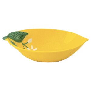 Easy Life Fleurs et Citrons veฤnamenska skleda za solato in sadje, serija z motivom limon