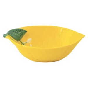 Easy Life Fleurs et Citrons veฤnamenska skleda za solato in sadje, serija z motivom limon