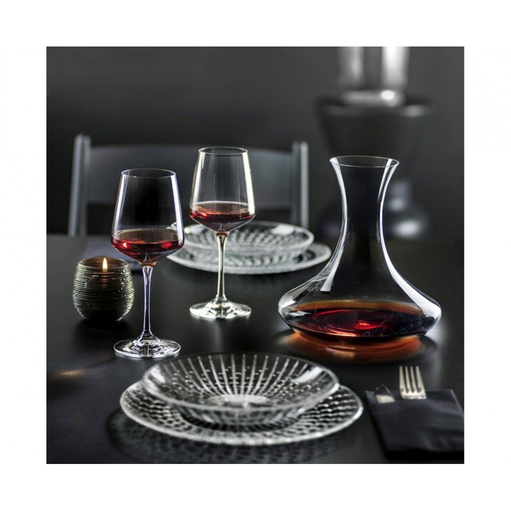 Dekanter za vino RCR Cristalleria Italiana Invino 2000 ml, kristal Luxion, premer 210 mm - slika 4